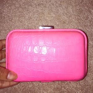 Pink clutch
