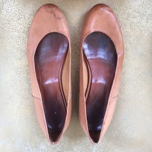 ISABEL MARANT nude ballet flats