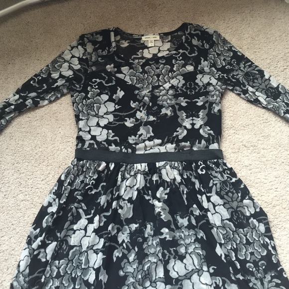 Silence and noise floral dress