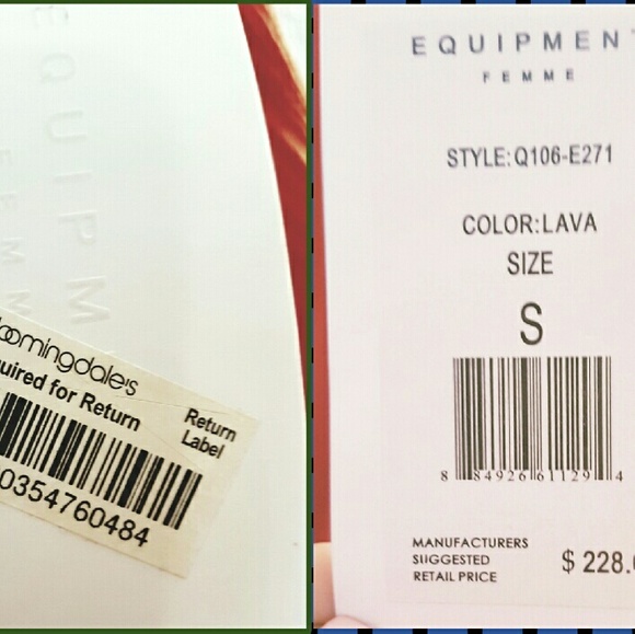 ♧100% Silk ~Bow~Tie ♢Button Down Collar Blouse!!♧ - Picture 3 of 4