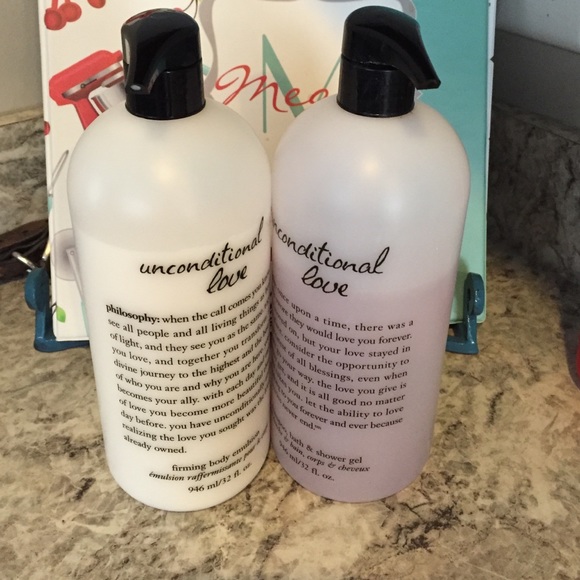 Used Philosophy Unconditional Love 3n1 and lotion