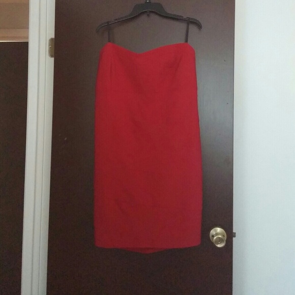 Short red club dress