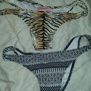 TWO new/never worn Victoria Secret Bikini Bottoms