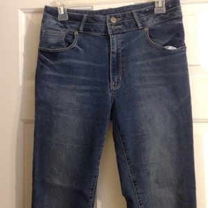 Mossimo stretch high rise skinny jeans size 8