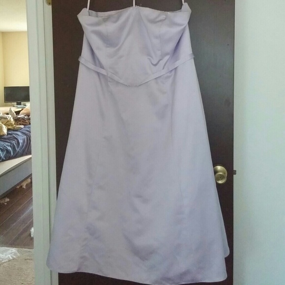 Lilac bridesmaid dress
