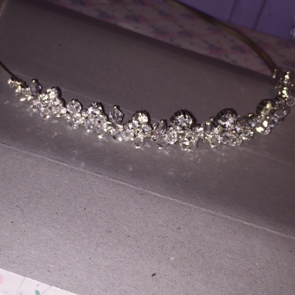 crystal jeweled headband crown