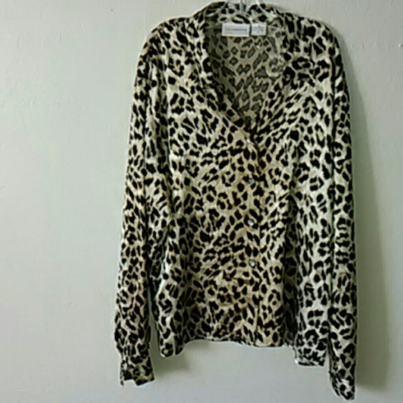 Liz claiborne collection silk blouse