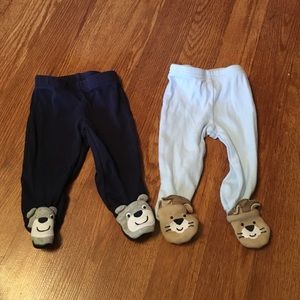 Newborn footed pants