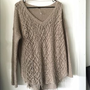 Free People over-sized sweater