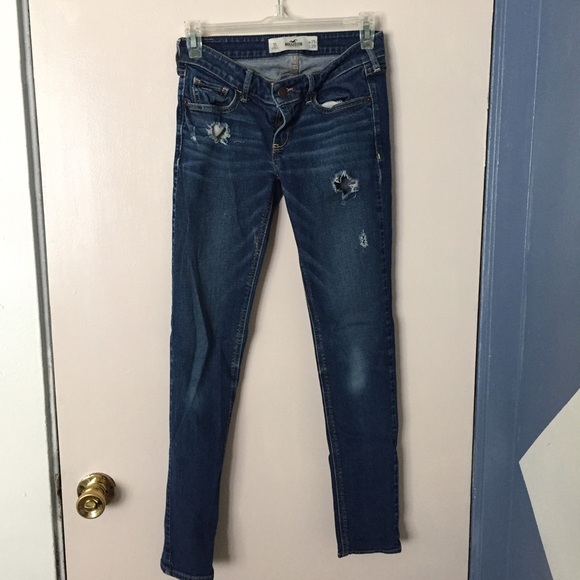 Distressed hollister jeans