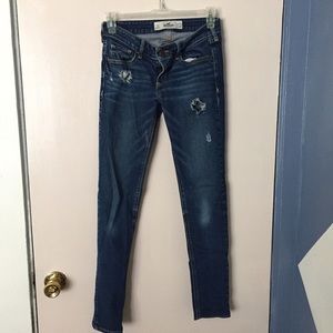 Distressed hollister jeans