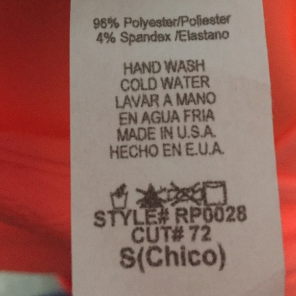 Coco Avante Coral/Orange Jump Suit w/ Mirror Belt - Picture 2 of 4