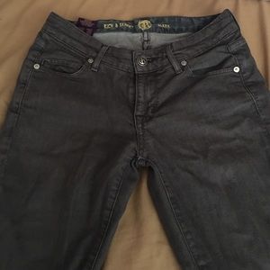 RICH & SKINNY SLEEK SKINNY GRAY JEANS