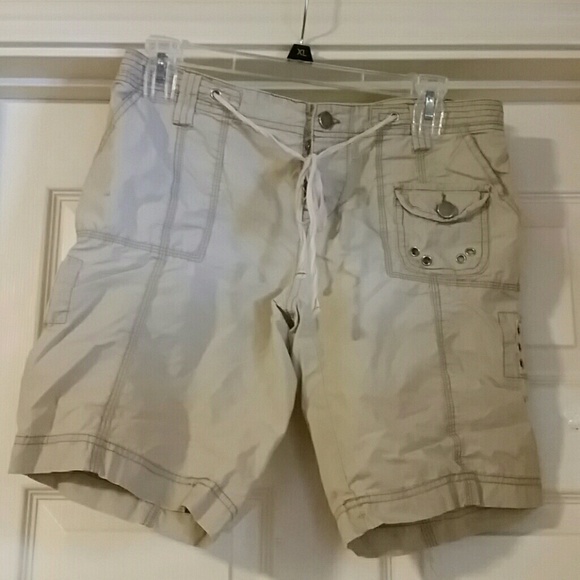 Tan shorts 100% cotton