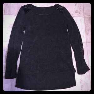 Scobe long sleeve high-low sweater