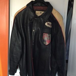 Leather jacket