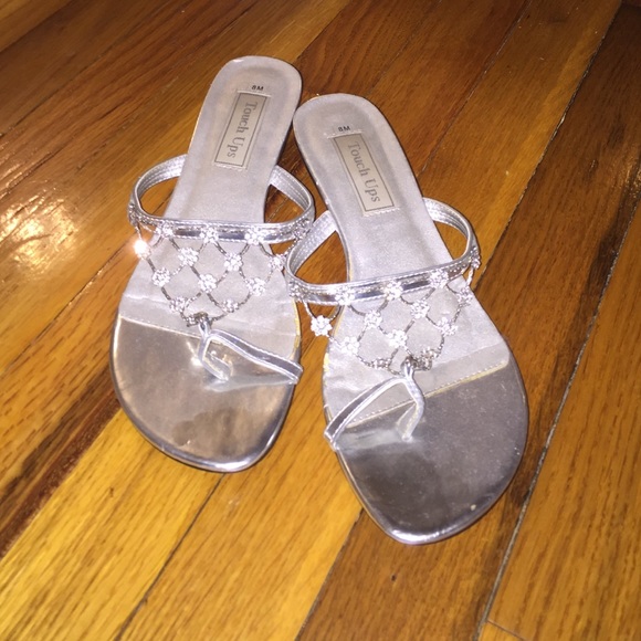 Fancy silver heels