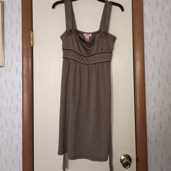 Candie's Brown and Cream Dress
