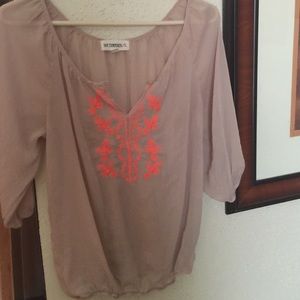 Hot Tempered sheer blouse