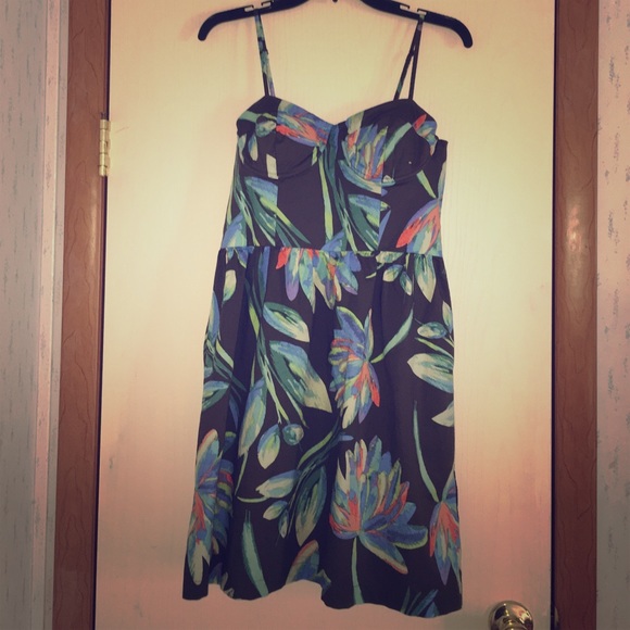 LC Lauren Conrad Floral Print Dress