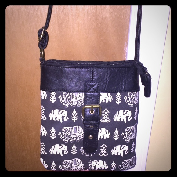 Black elephant cross body