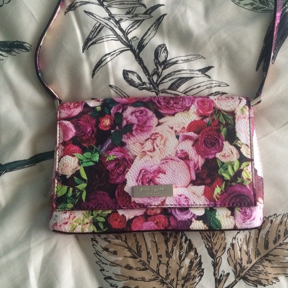 Kate Spade Floral Sally Grant Street Crossbody