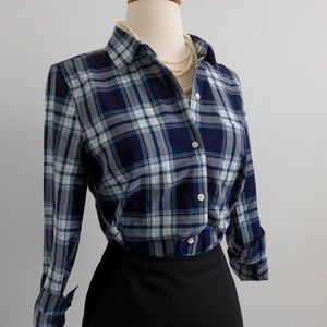 Old Navy Plaid Button-Down Shirt