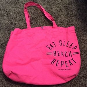 Pink Beach tote