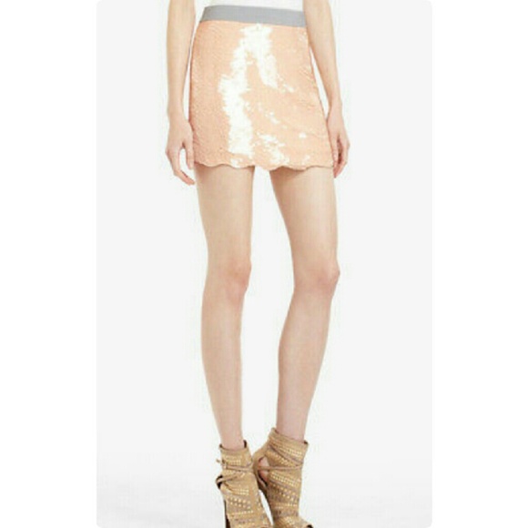 BCBGMaxazria michaela sequined skirt Sz XXS