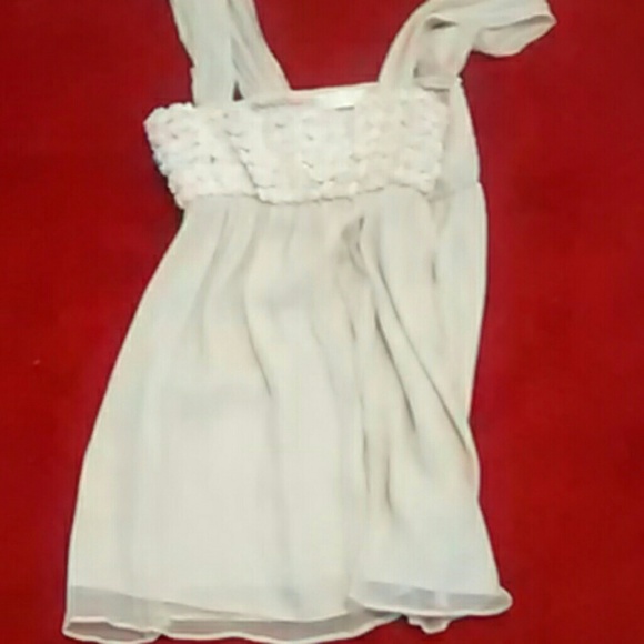 I 100% silk romantic Rose tank top babydoll Style