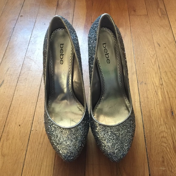 Bebe Sequin Wedge - Picture 2 of 4