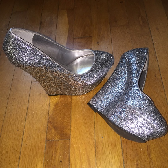 Bebe Sequin Wedge - Picture 3 of 4