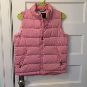 Pink puffer vest!