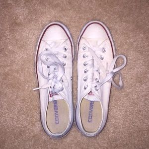 White low top converse