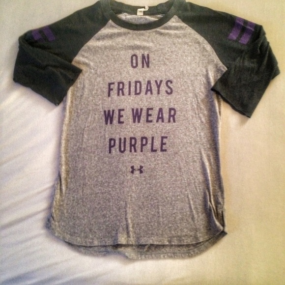 Under Armour We Wear Purple t-shirt