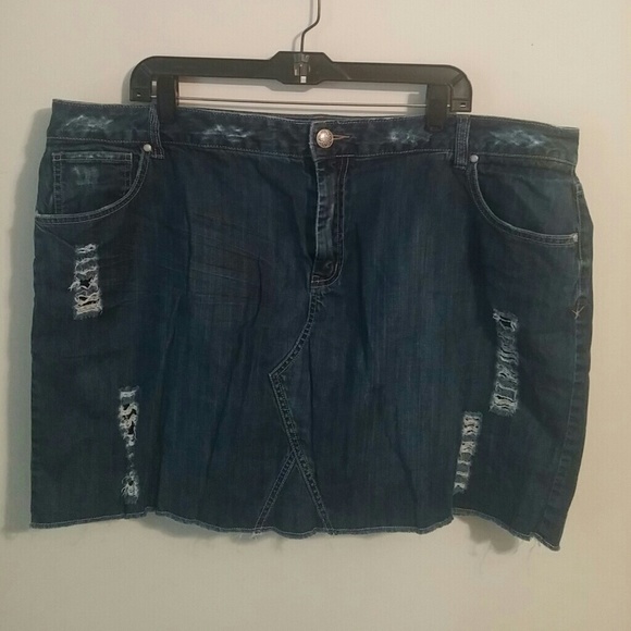 Denim Skort-Skirt :)