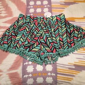 New printed shorts from Lulus size medium!