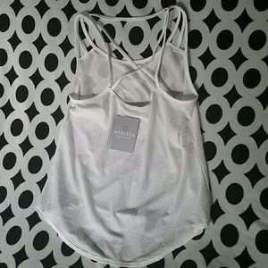 NWT Athleta Mesh Top