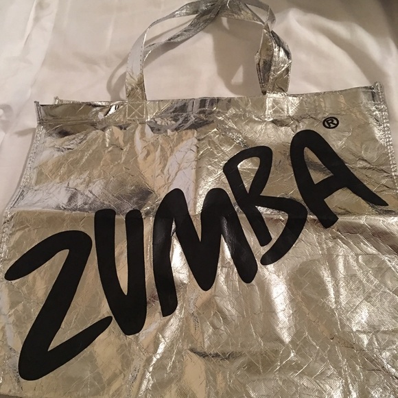 ZUMBA Silver Foil Bag