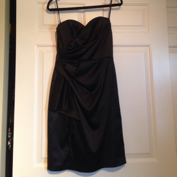 Black strapless bridesmaid dress - Picture 1 of 2