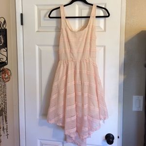 Lacey baby pink dress