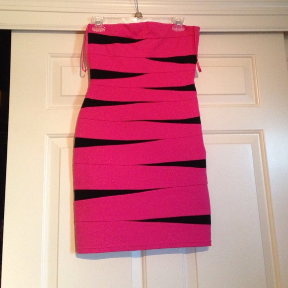 Bodycon strapless dress - Picture 1 of 2