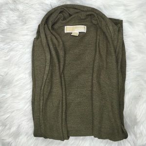 Michael Kors army green cardigan