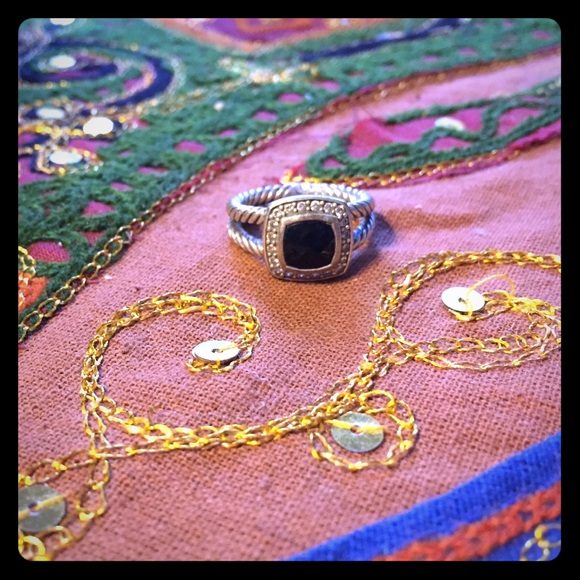 David Yurman Jewelry - David Yurman onyx ring size 6