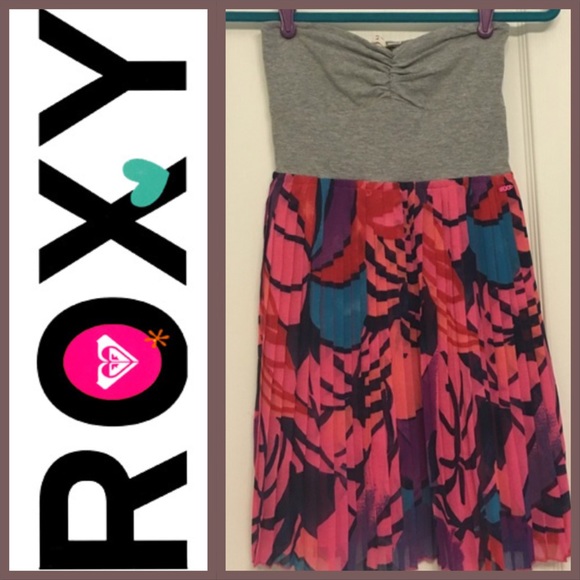 🏄‍♀️Roxy strapless dress🍉 - Picture 1 of 4
