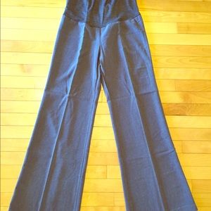Gray maternity dress pants