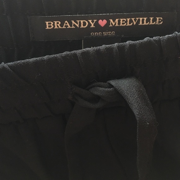 Brandy Melville black cutout shorts - Picture 2 of 2