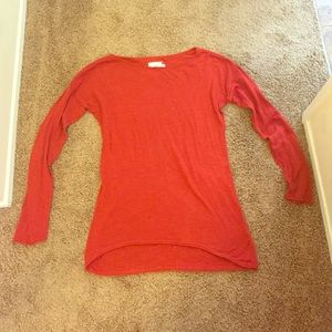 Burnt orange sweater