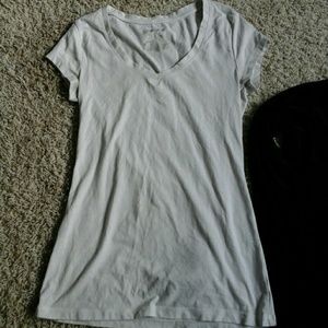 Las Vegas jacket and white v-neck