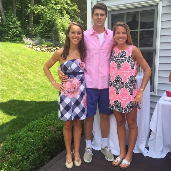 Lily Pulitzer strapless dress - Picture 2 of 3